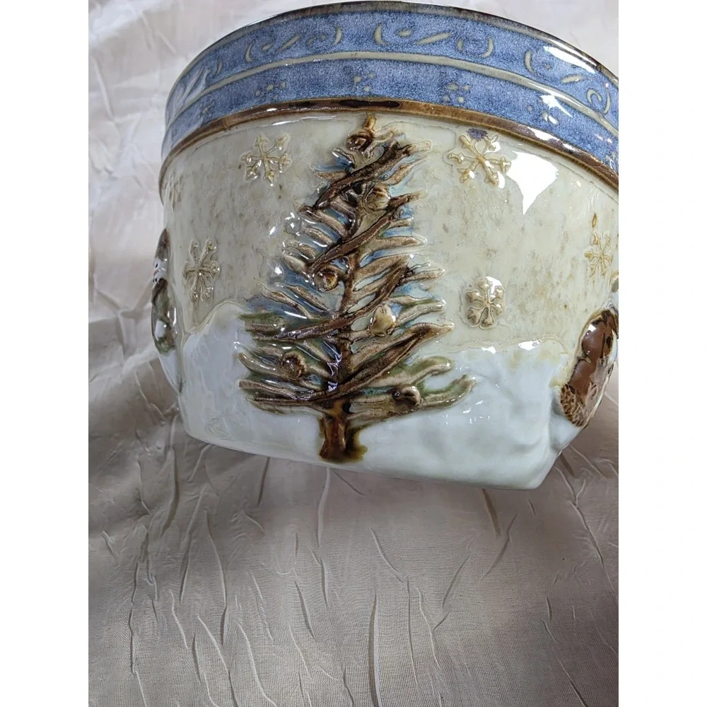 TWO ST. NICHOLAS SQUARE SNOWMAN DESIGN 